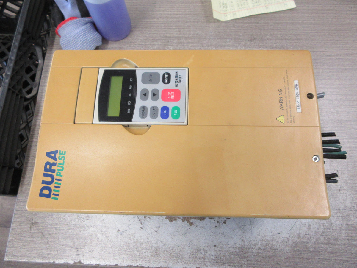 Automation Direct Dura Pulse AC Drive GS3-2015 15HP 3Ph Used