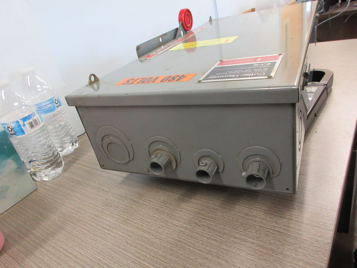 Cutler-Hammer Non-Fusible Double-Throw Safety Switch/Disconnect DT361UGK Used