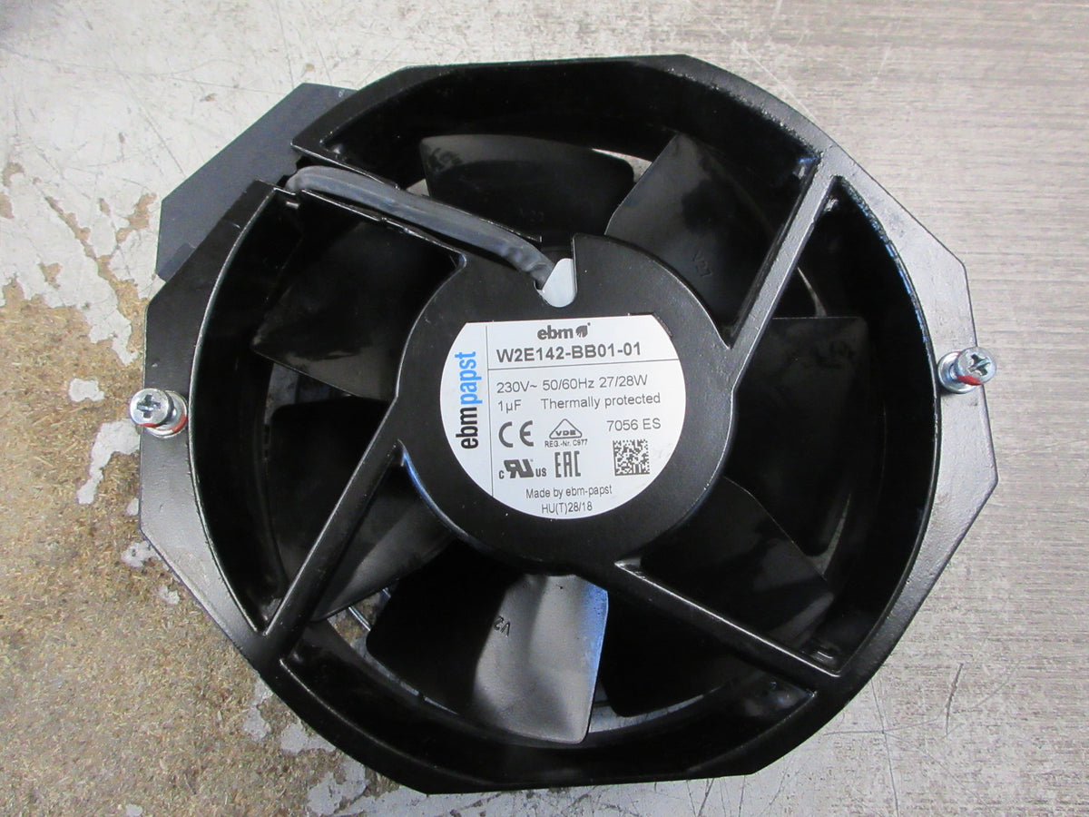 ebmpapst Axial Fan W2E142-BB01-01 230V 50/60Hz 27/28W W/Grille Used