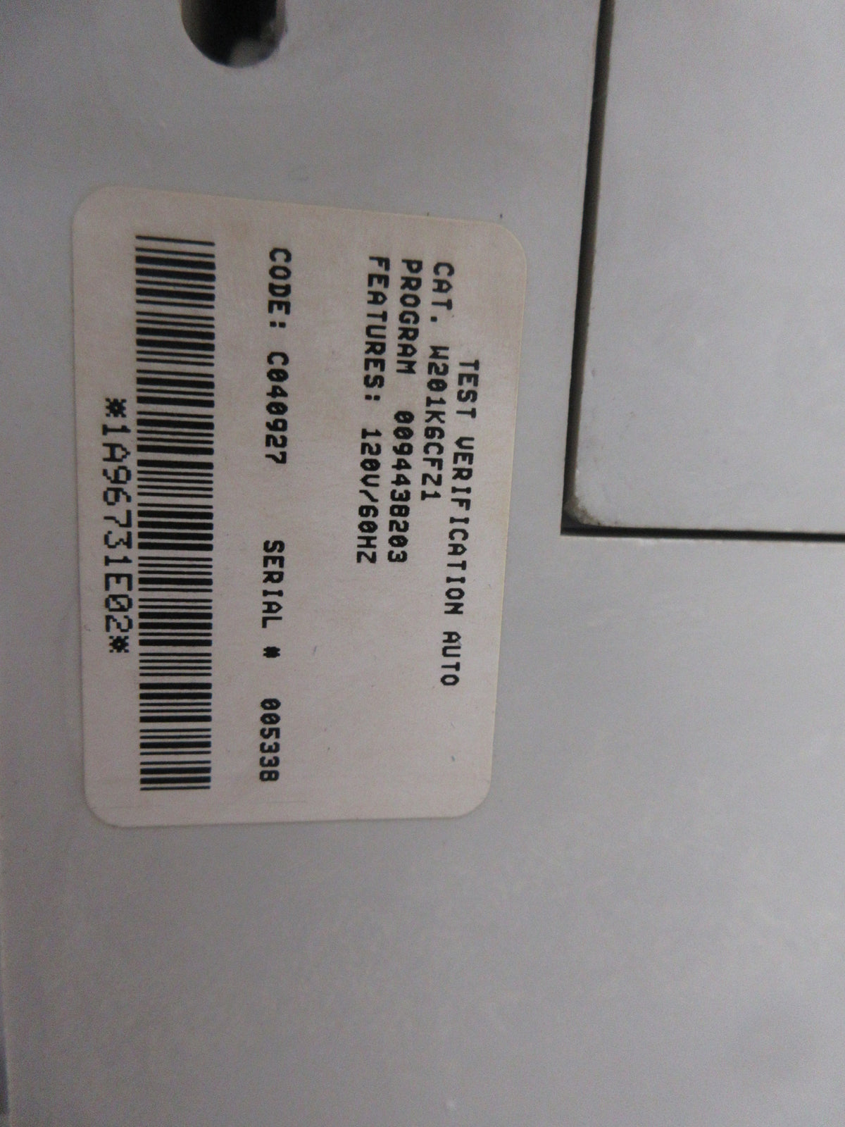 Cutler-Hammer Size 6 Contactor W201K6CFZ1 120V Coil 540A 460/575V Used