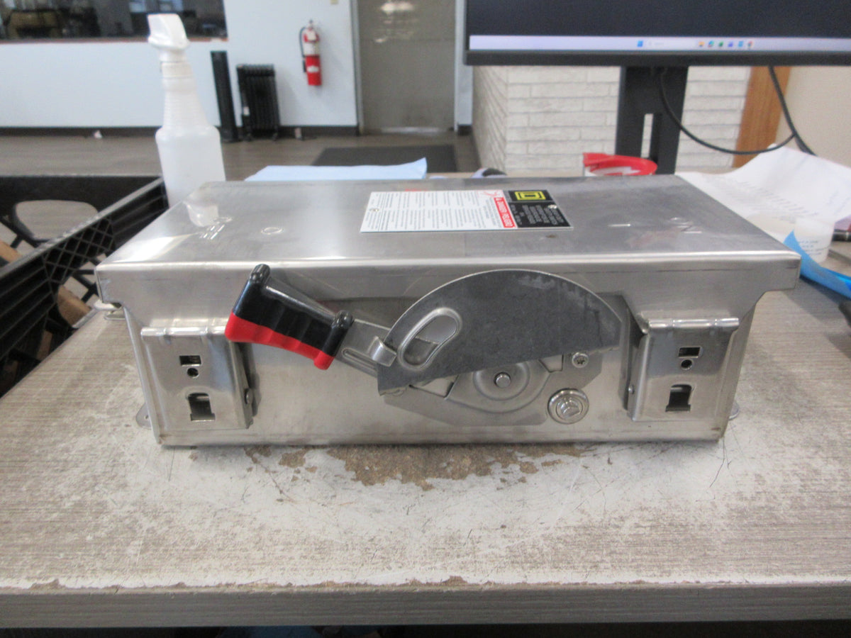 Square D Stainless Steel 3R Non-Fusible Safety Switch/Disconnect New Surplus