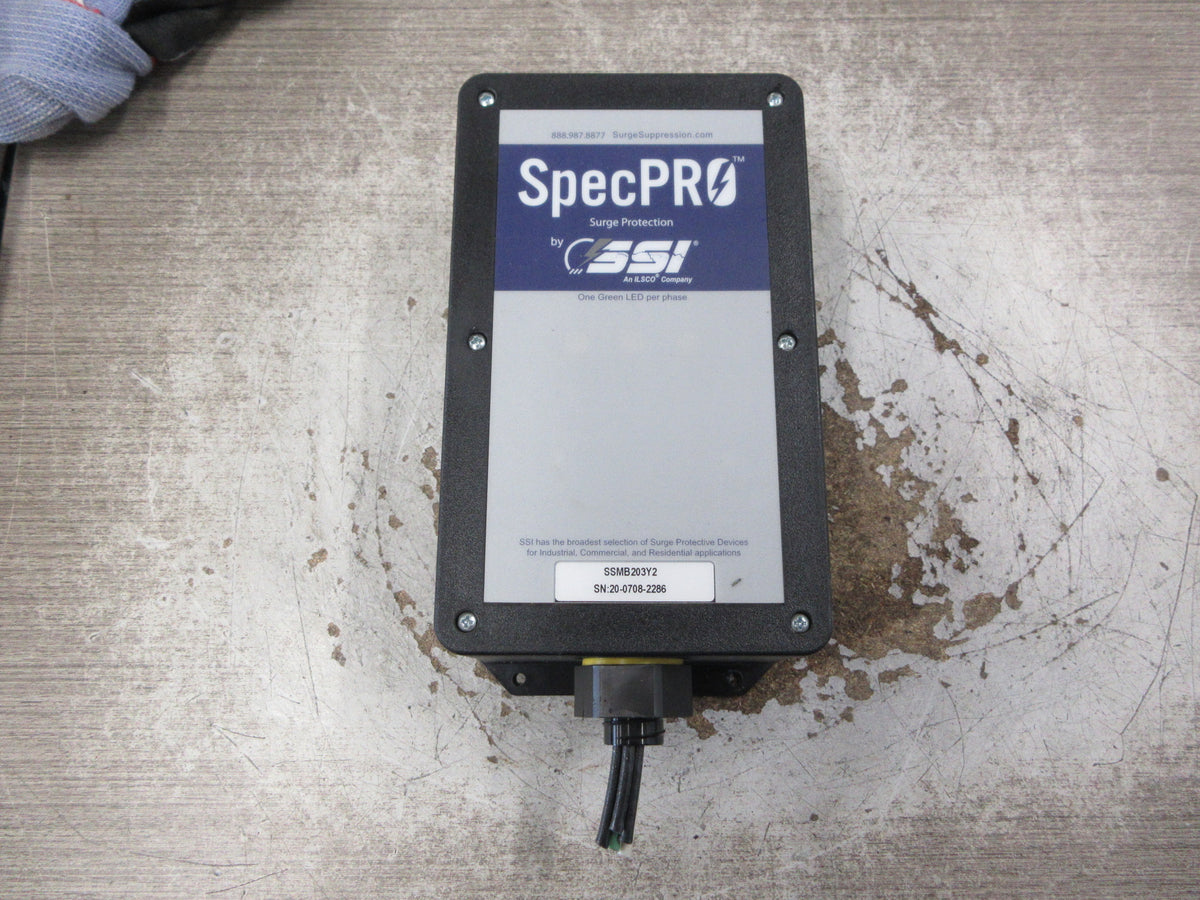 SSI SpecPRO Surge Protector SSMB203Y2 277/480V 50/60Hz 3Ph Used