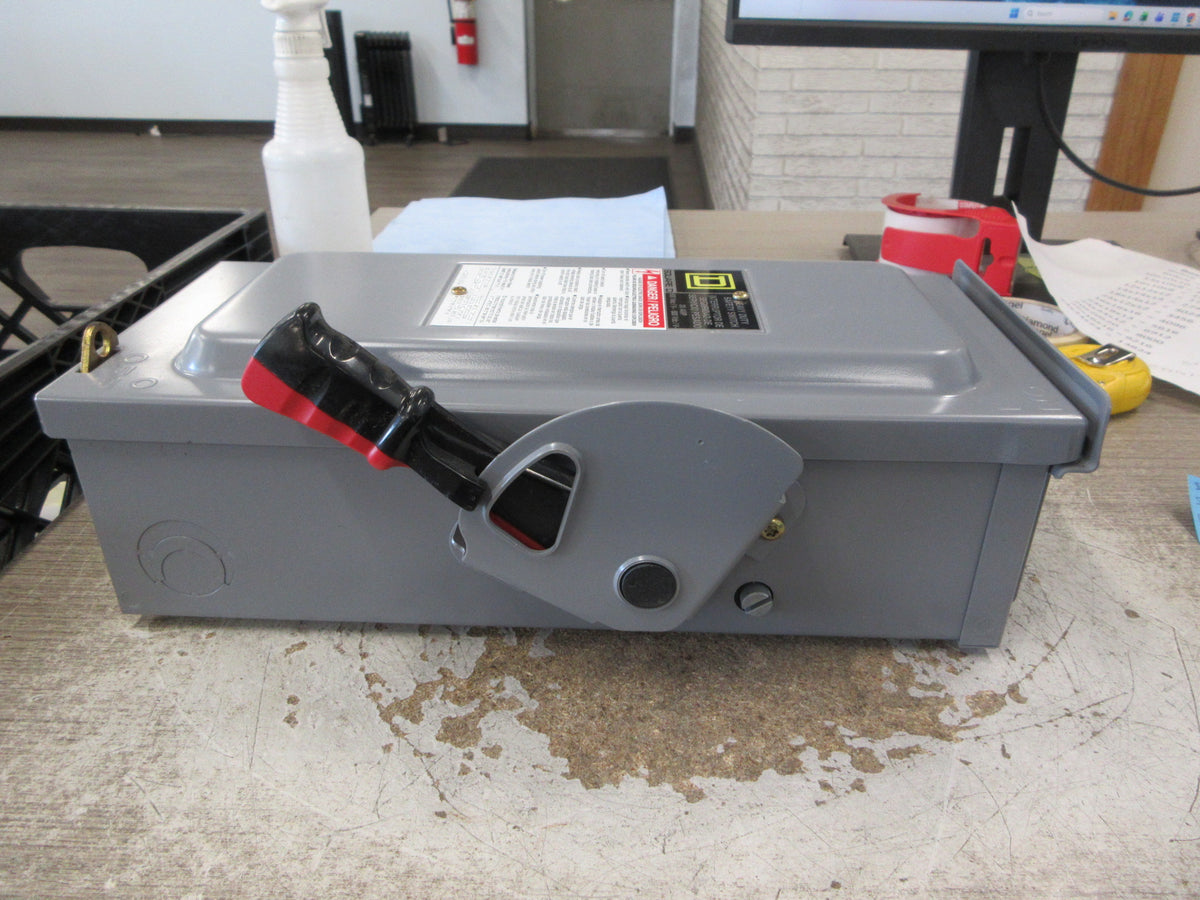 Square D Non-Fusible 3R Safety Switch/Disconnect HU361RB Ser. F05 New Surplus