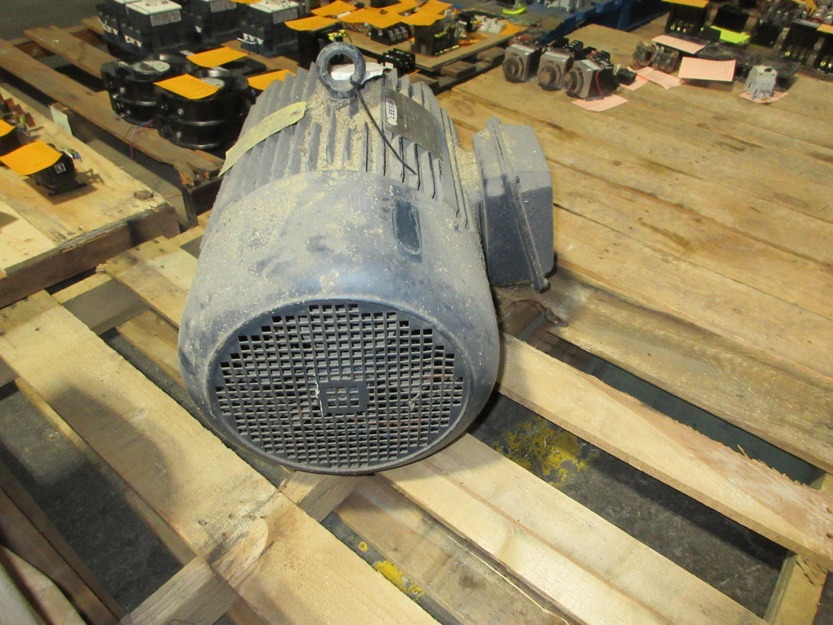 Leeson Motor N256T34FB1 20HP 208-230/460V 3460RPM 46-45/22.5A FR: 256TS Used