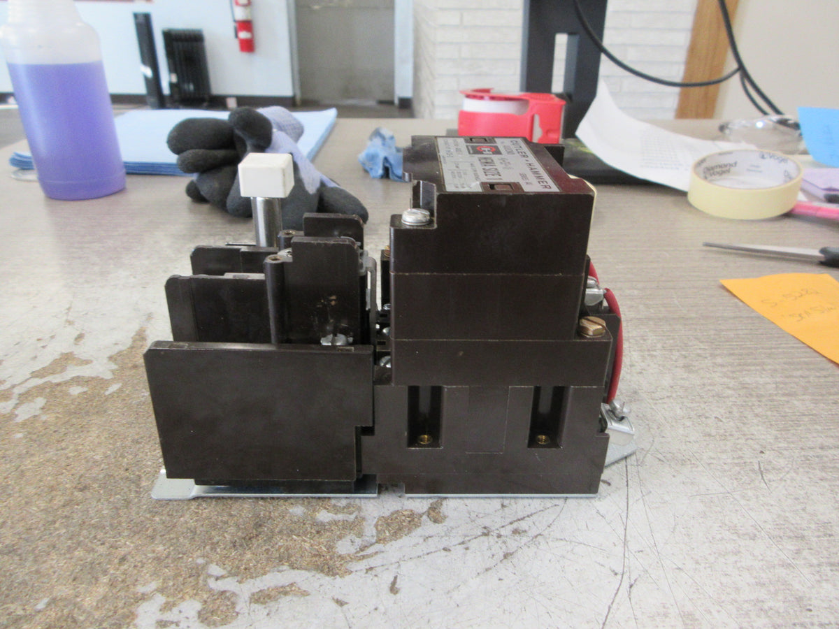 Cutler-Hammer Size 1 Starter A10CN0 Ser. A1 120V Coil 27A Used