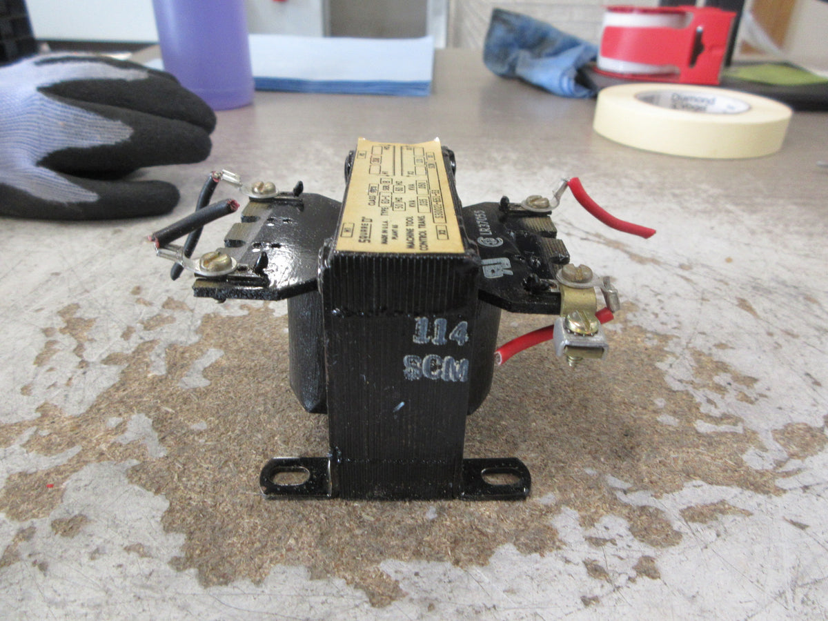 Square D Control Transformer 9070 E0-1 Ser. B 0.050KVA Pri: 208V Sec: 120V Used
