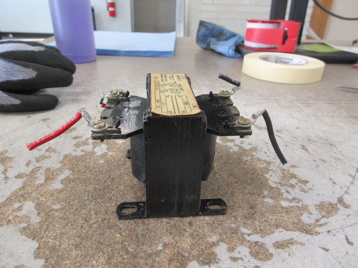 Square D Control Transformer 9070 E0-1 Ser. B 0.050KVA Pri: 208V Sec: 120V Used