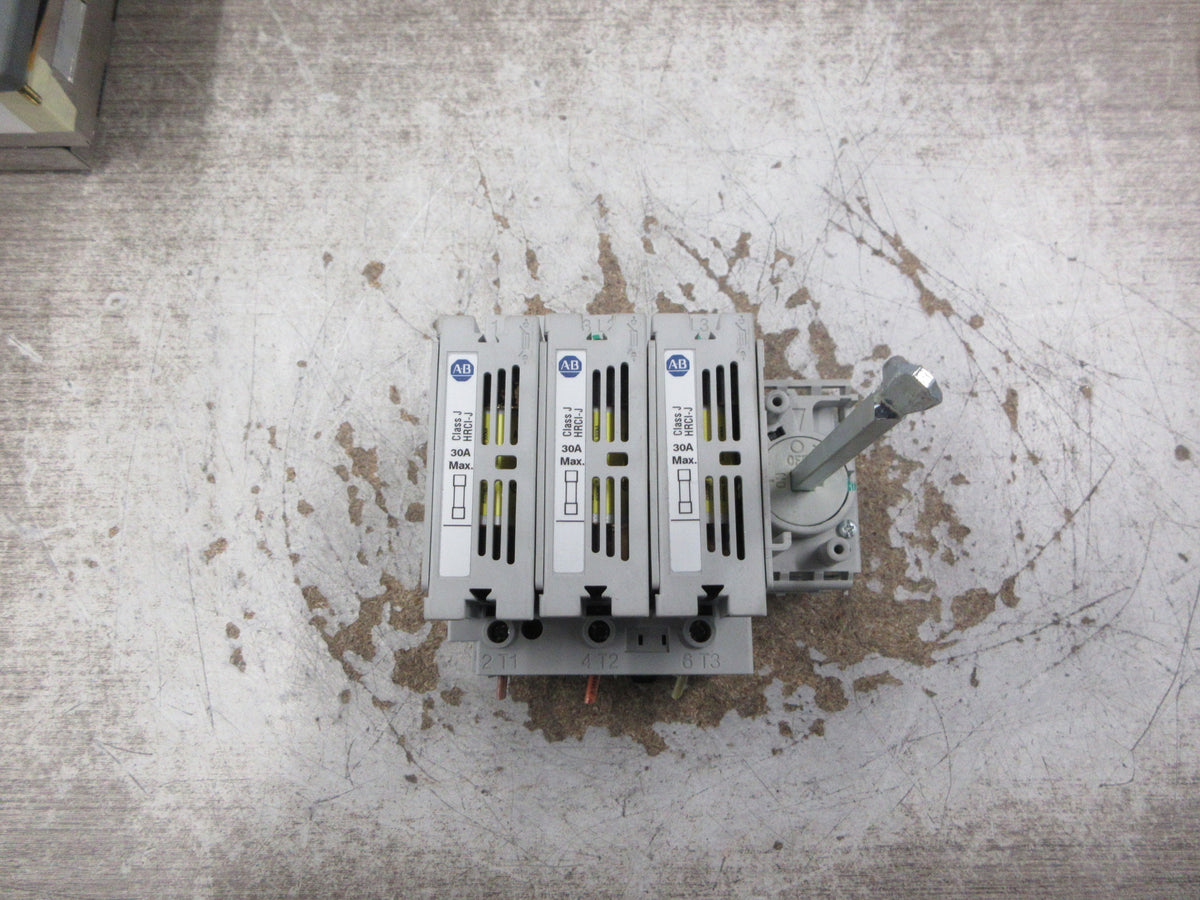 Allen-Bradley Fusible Disconnect Switch 194R-J30-1753 Ser. A 30A 600V 3P Used