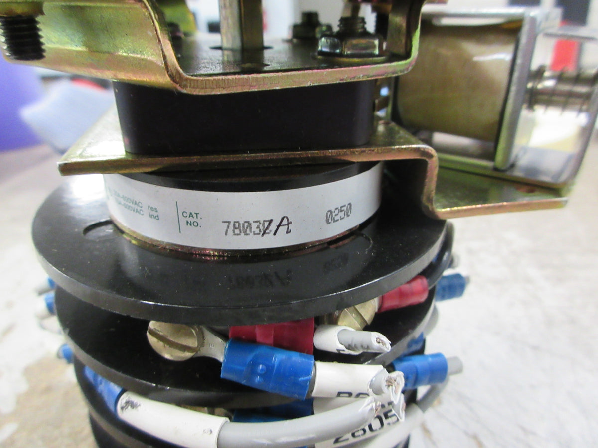 Electroswitch Series 24 Lock-Out Relay Rotary Switch 7803A Used