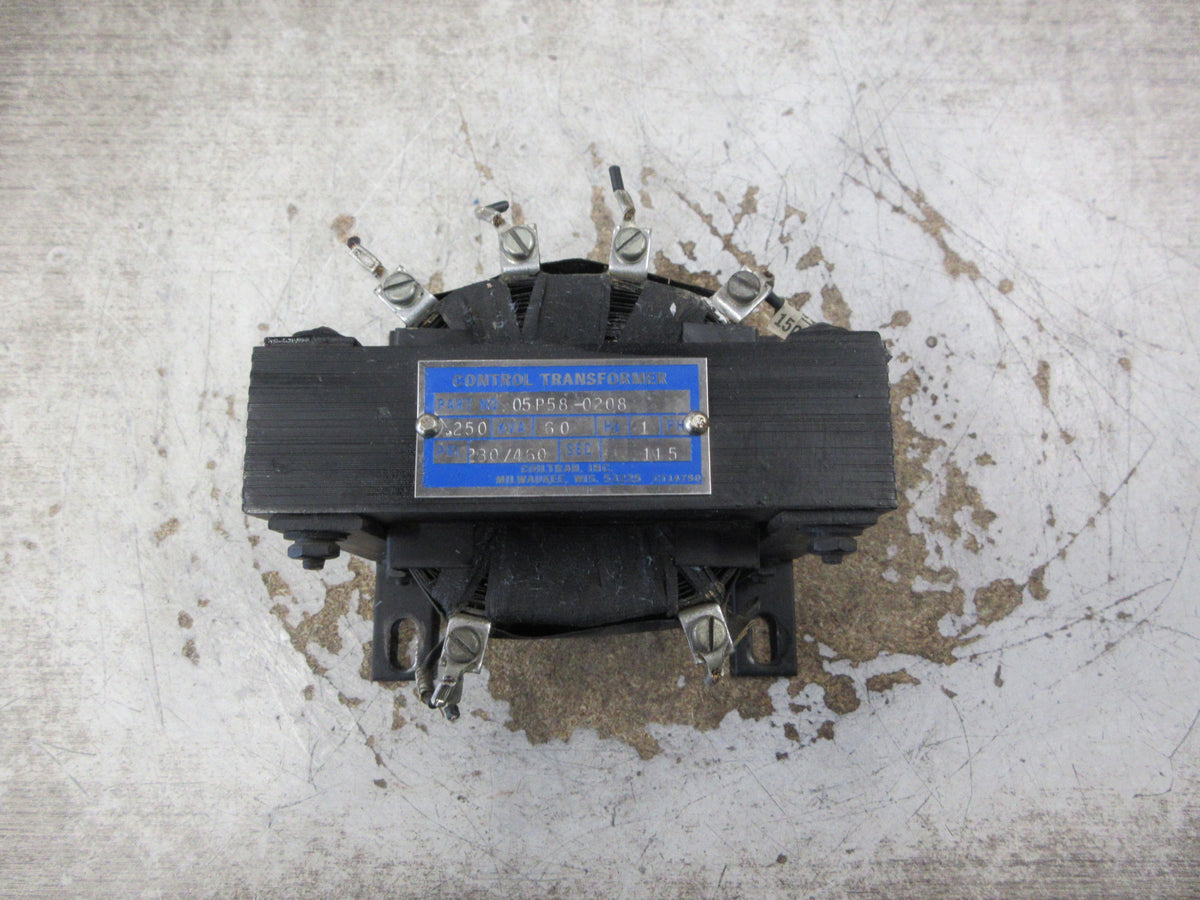 Coiltran Control Transformer 05P58-0208 0.250KVA Pri: 230/460V Sec: 115V Used