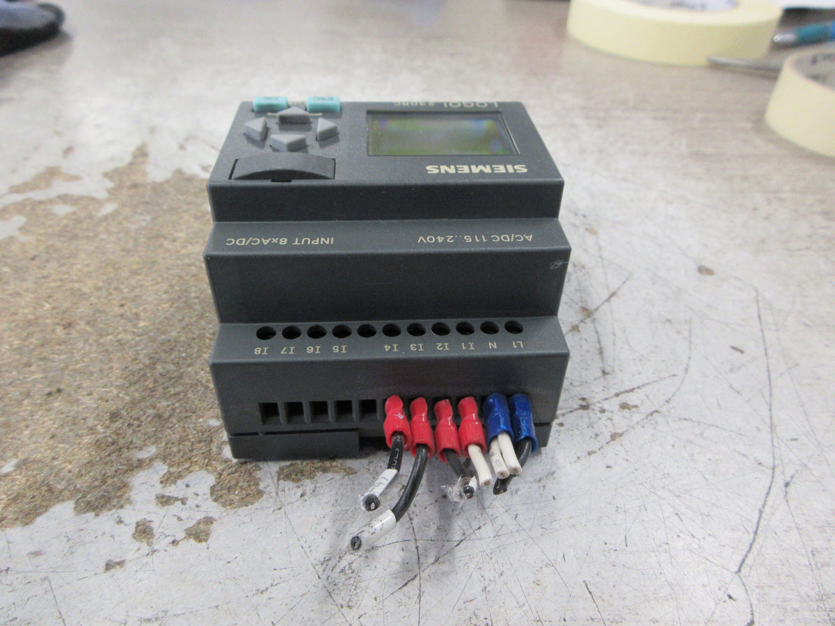 Siemens LOGO! 230RC Logic Module 6ED1 052-1FB00-0BA5 115-240V AC/DC Used