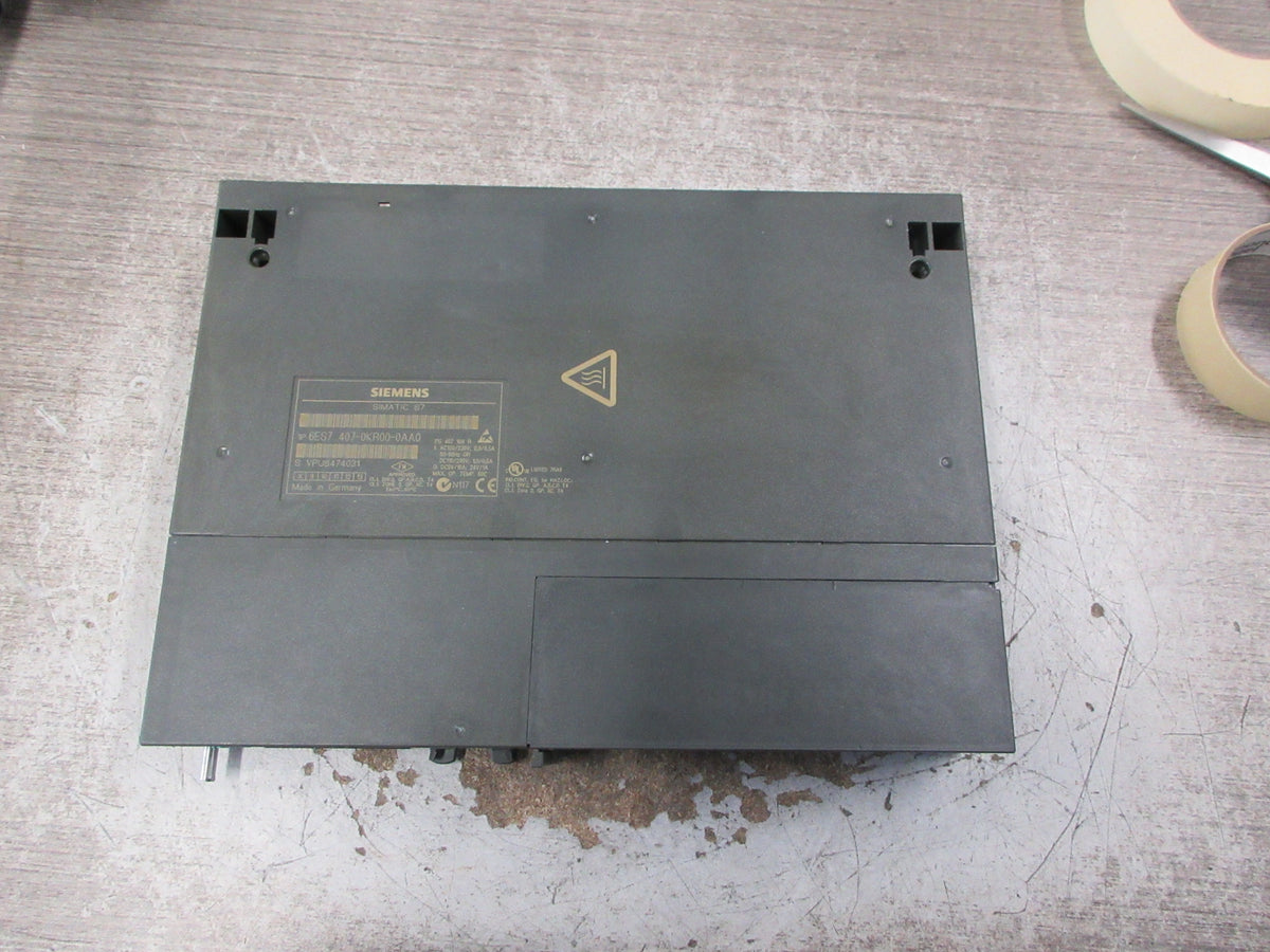Siemens Simatic S7 Power Supply Module 6S7 407-0KR00-0AA0 Used