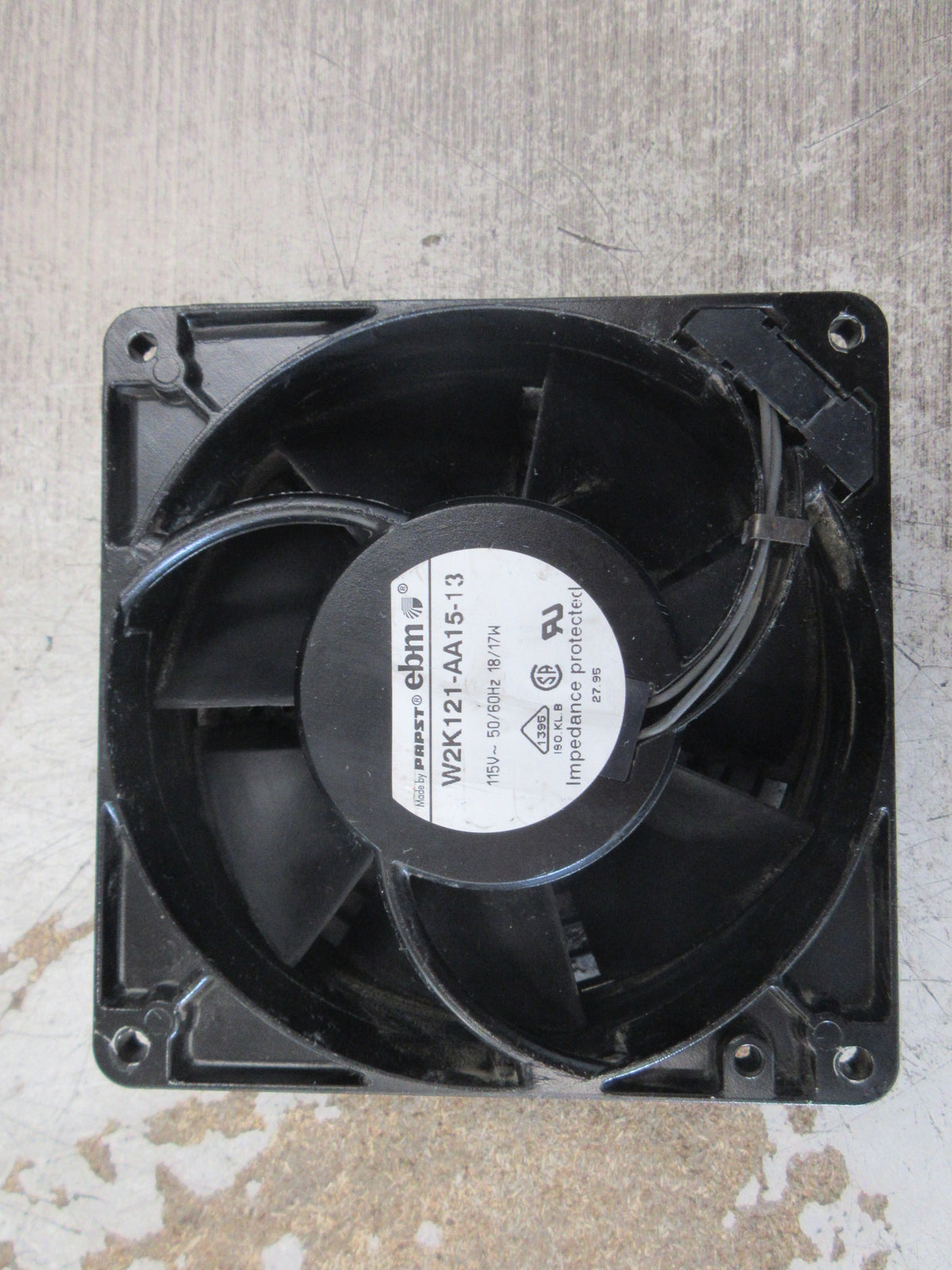 ebmpapst Axial Fan W2K121-AA15-13 115V 50/60Hz 18/17W (1) Grille Used