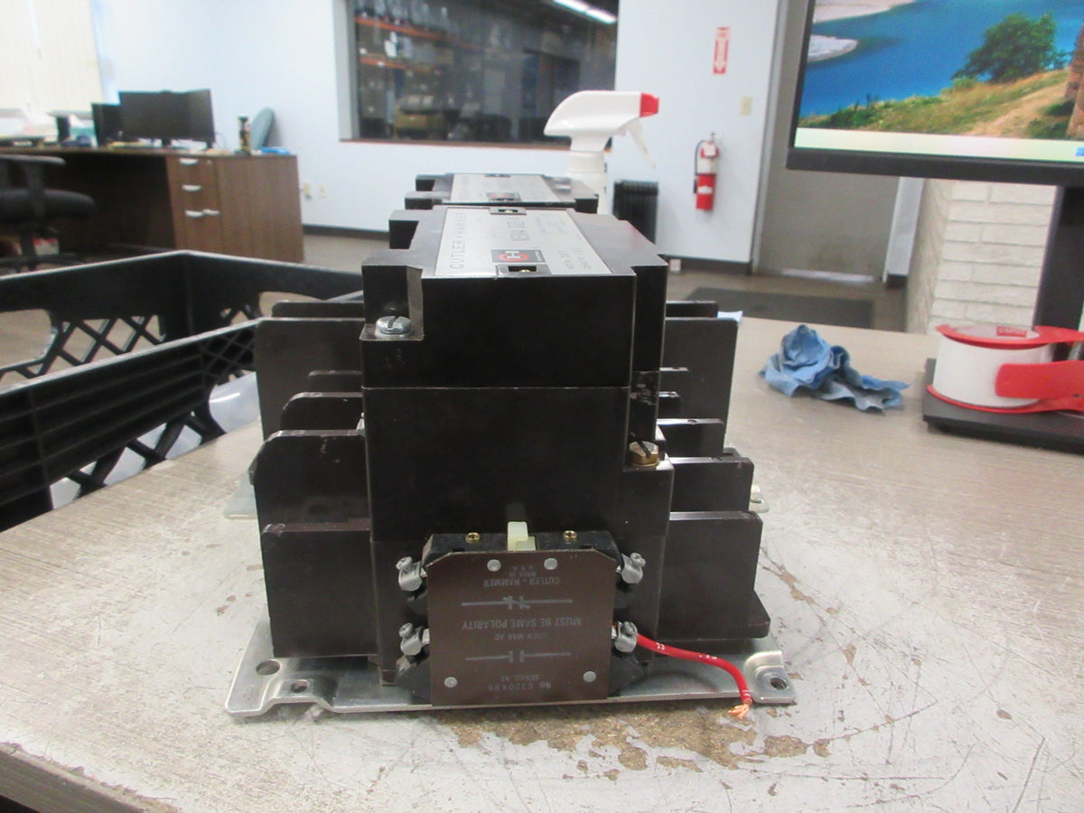 Cutler-Hammer 2-Speed Contactor C10FN3 / C10GN3 Size 4 / Size 5 120V Coil Used