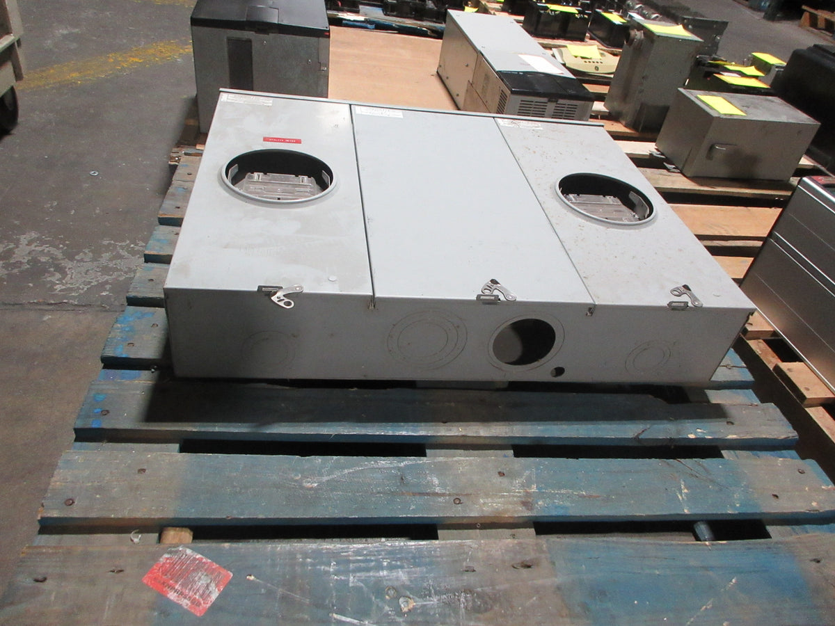 Milbank 3R Meter Socket Bank S 200 HD G/S 200A Overall 200A Positions Used