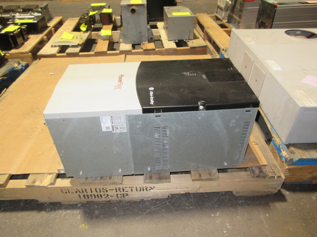 Allen-Bradley PowerFlex 700 AC Drive 20BD096A3AYNAND0 Ser. B 75HP 3Ph Used