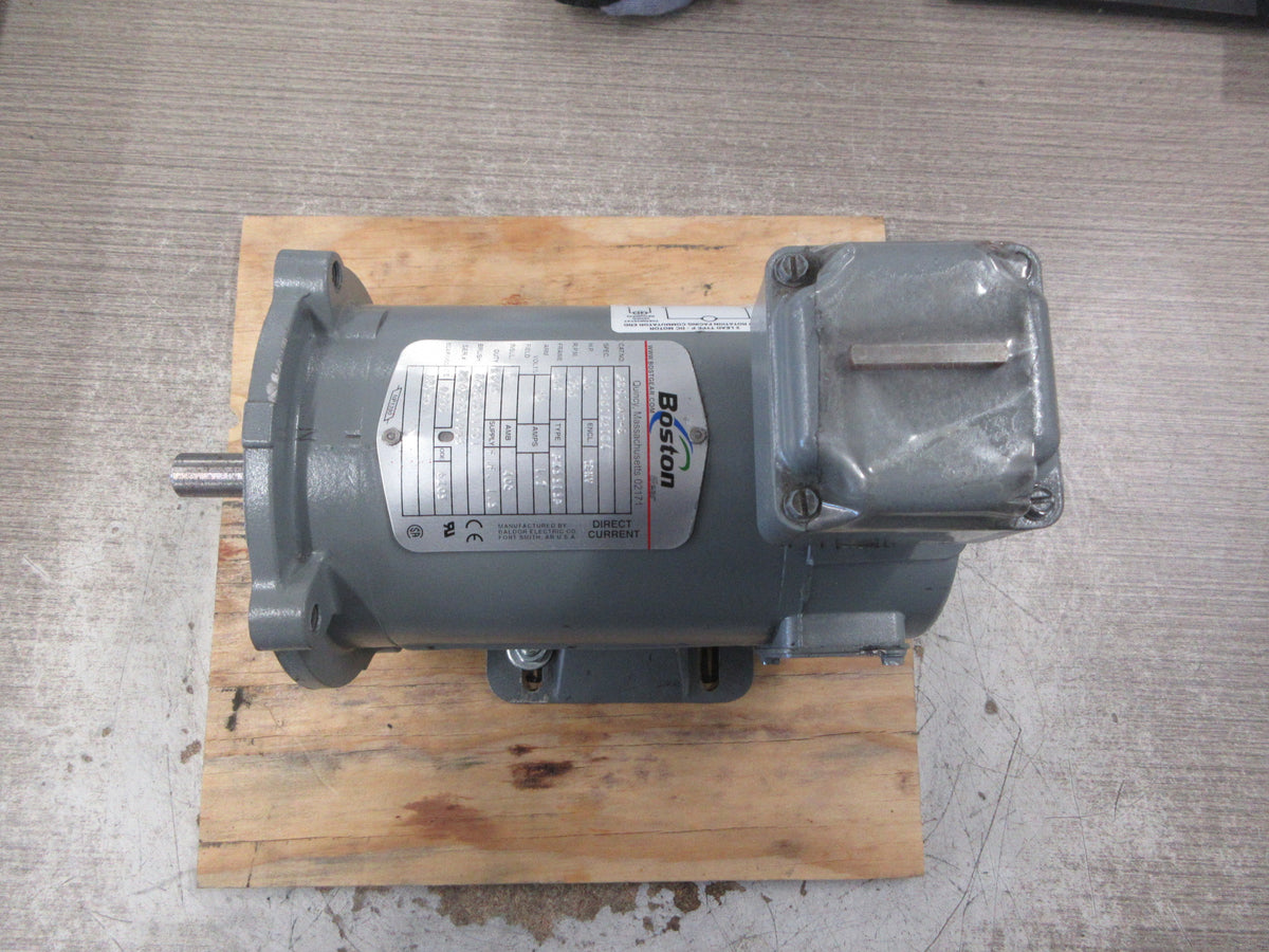 Boston DC Motor PM916AT-B .16HP 90V 1750RPM 1.7A Frame: 56C New Surplus