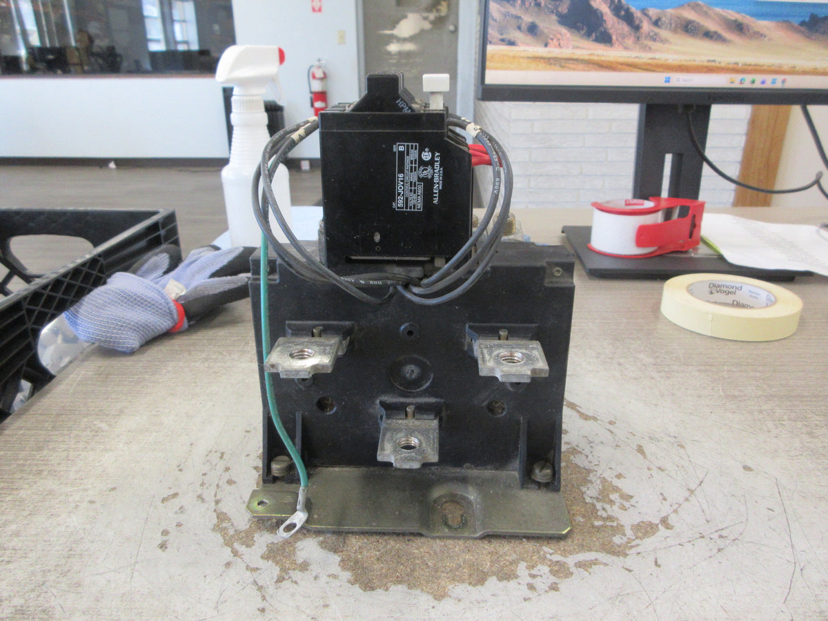 Allen-Bradley Current-Transformer w/Overload 592-TPD400 496A Ratio 400/5 Used