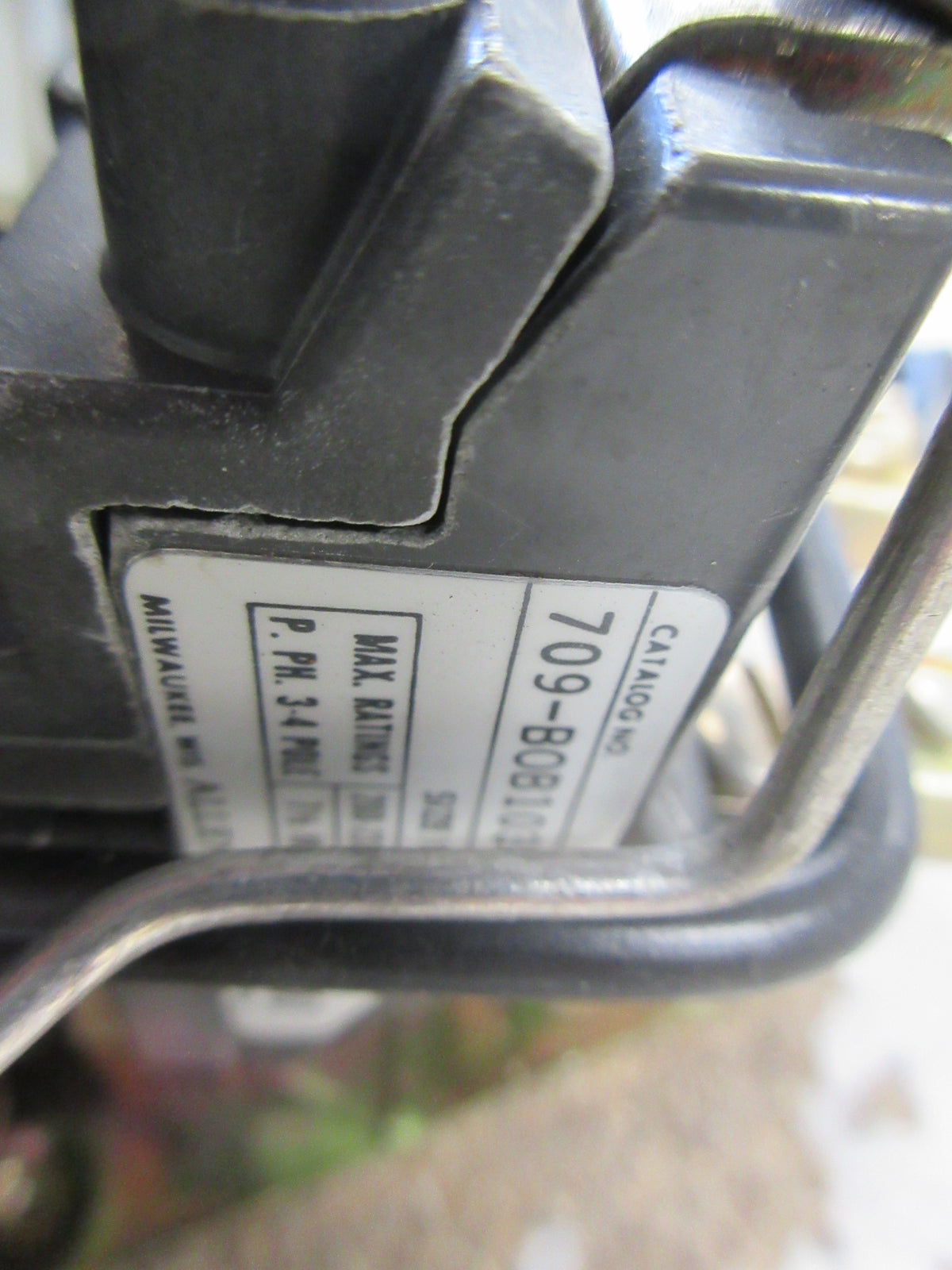 Allen-Bradley Size 1 Starter 709-BOB103 Ser. K 120V Coil Used