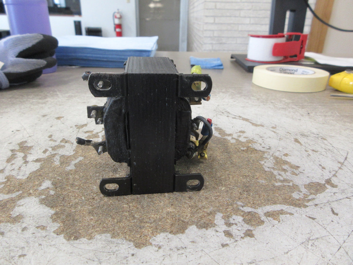 Square D Transformer 9070 E0-1 Ser. A 50VA Pri: 240/480V Sec: 120V W/Fuse Used