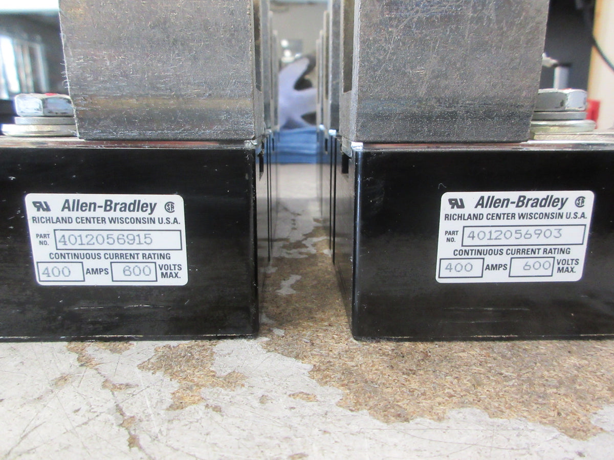 Allen-Bradley Fuseholder 4012056915 / 4012056903 400A 600V 3P *(1) Set* Used