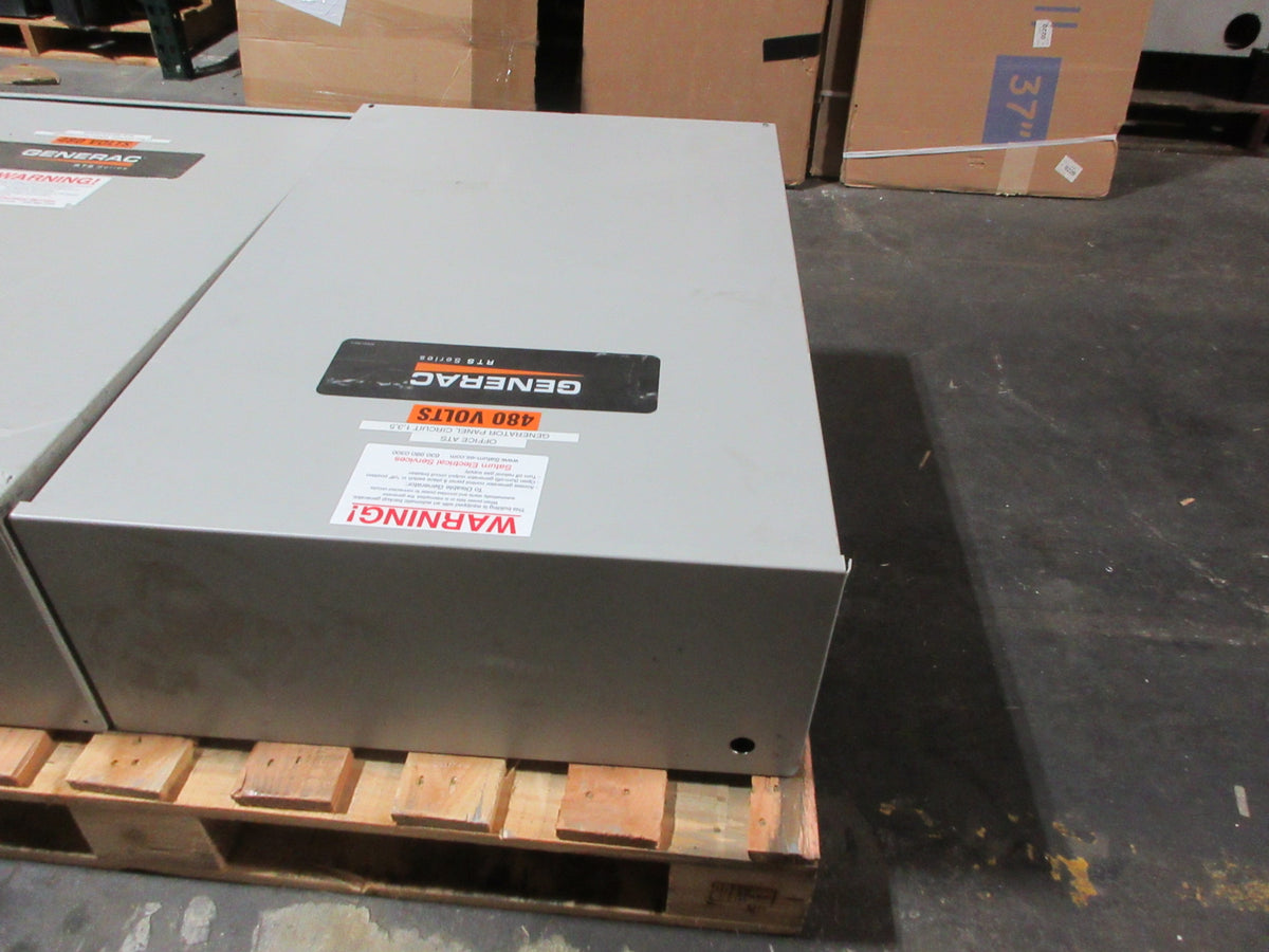 Generac RTS Series Automatic Transfer Switch RTSN100K3 100A 277/480V Used