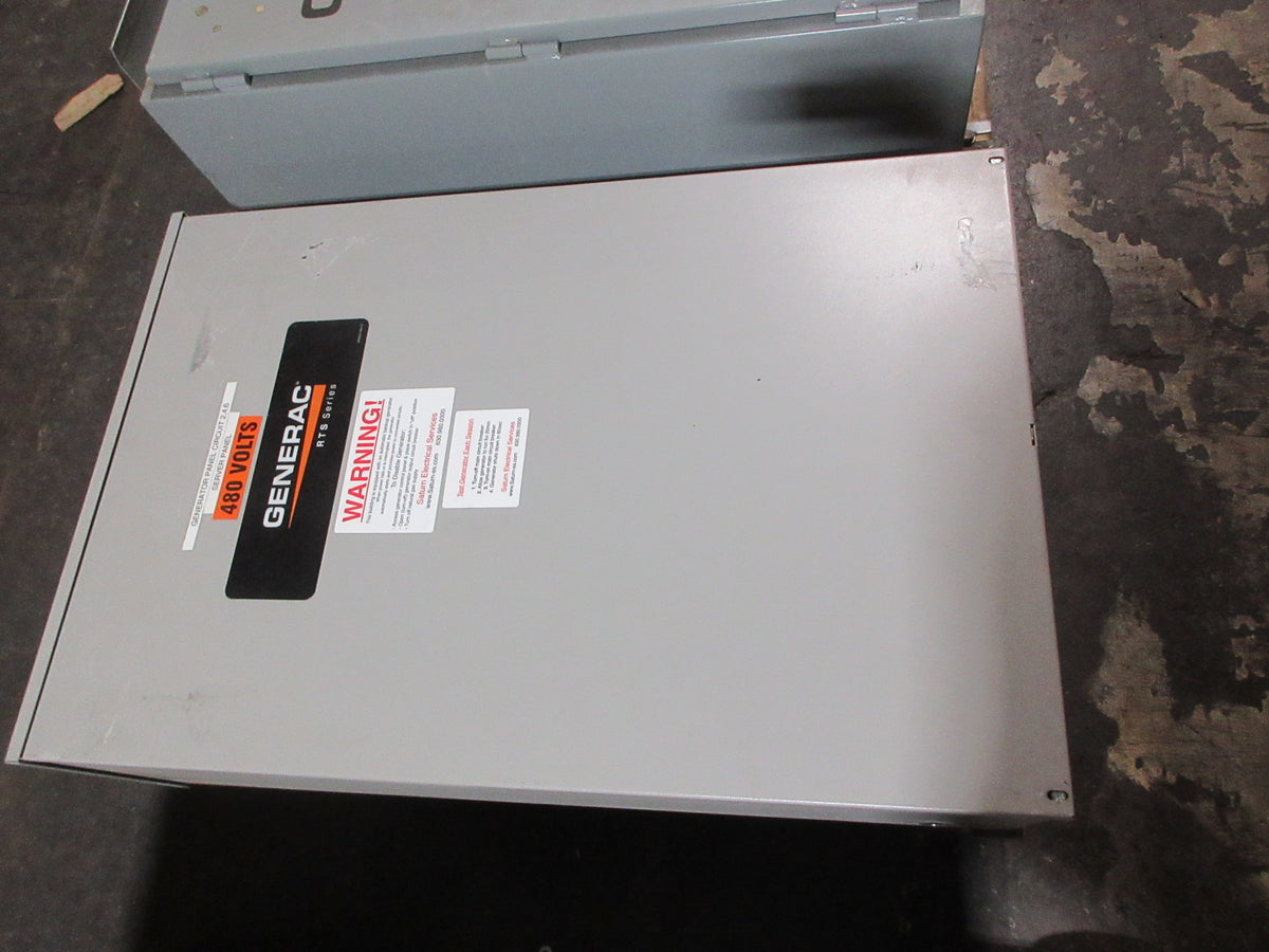 Generac RTS Series 3R Automatic Transfer Switch RTSN100K3 100A 277/480V Used