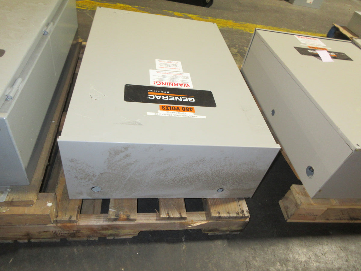 Generac RTS Series 3R Automatic Transfer Switch RTSN100K3 100A 277/480V Used