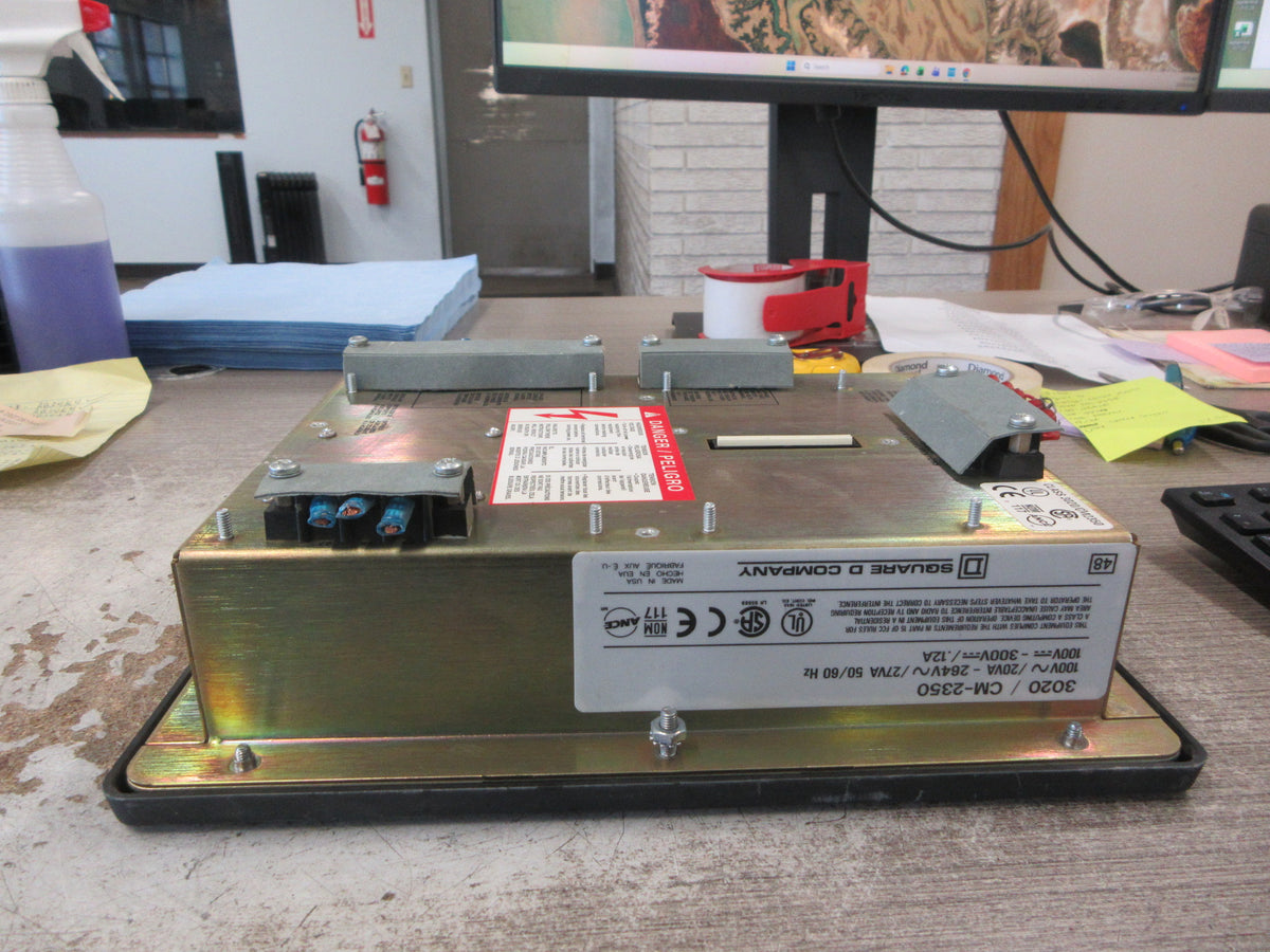 Square D PowerLogic Circuit Monitor 3020 CM-2350 100-264VAC 20-27VA Used