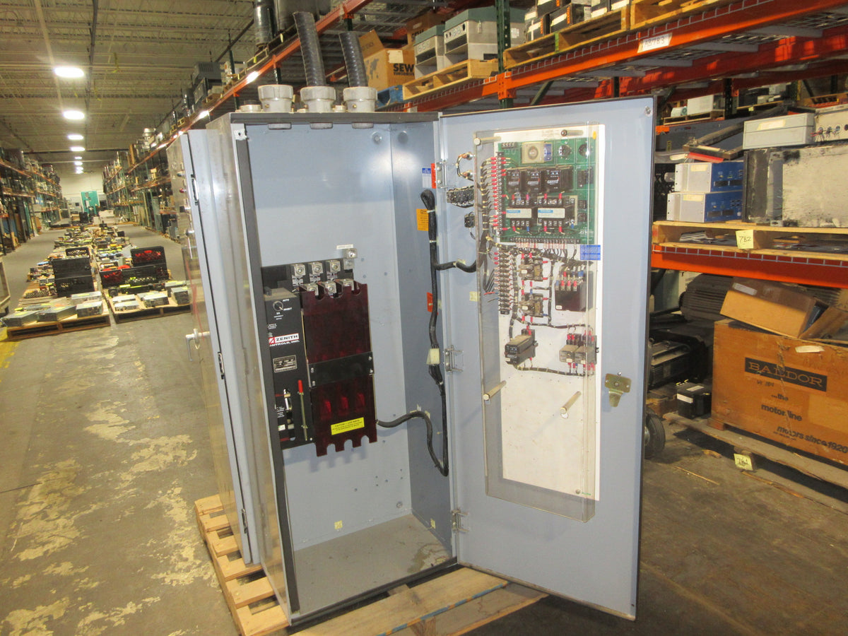 Zenith Automatic Transfer Switch ZTSHU40EC-5AALLST-6B 400A 480V 60Hz 3Ph Used