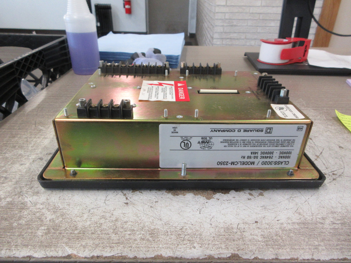 Square D PowerLogic Circuit Monitor 3020 CM-2350 100-264VAC 100-300VDC 14VA Used