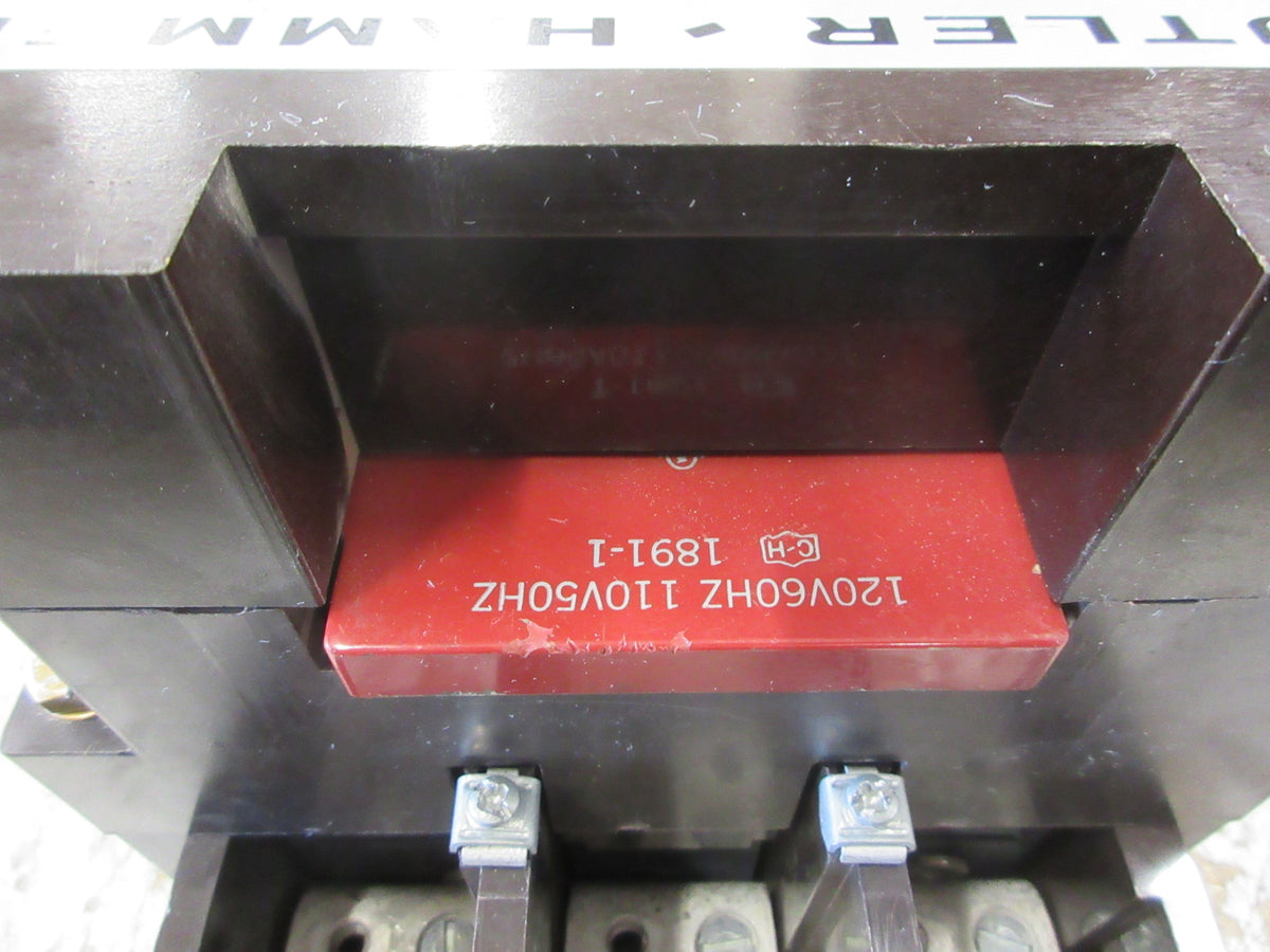 Cutler-Hammer Size 4 Contactor C10FN3 Ser. B1 120V Coil 135A 600V 3Ph Used