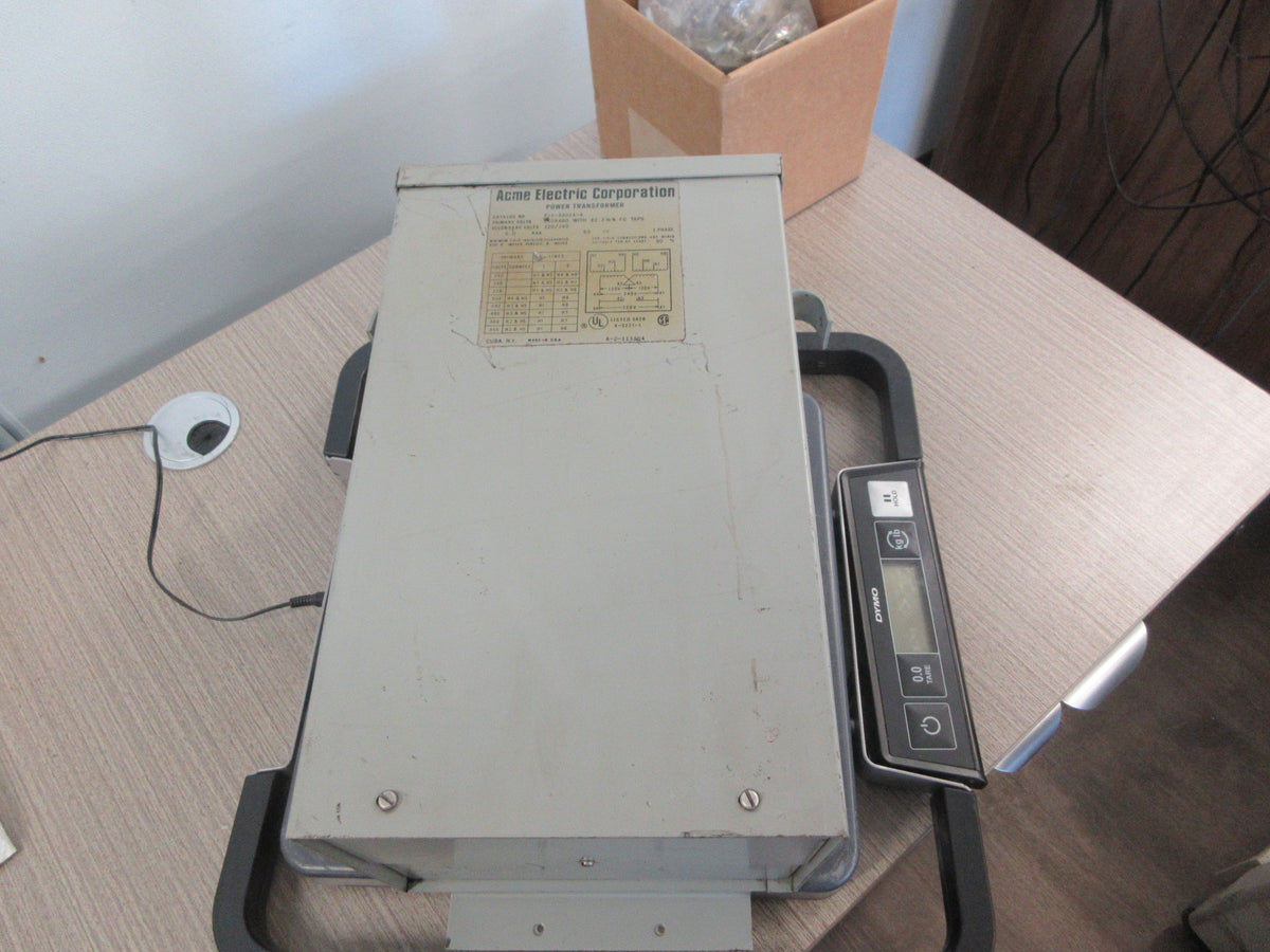 Acme Electric Transformer T-1-53014-4 5KVA Pri: 240/480V Sec: 120/240V 60Hz Used