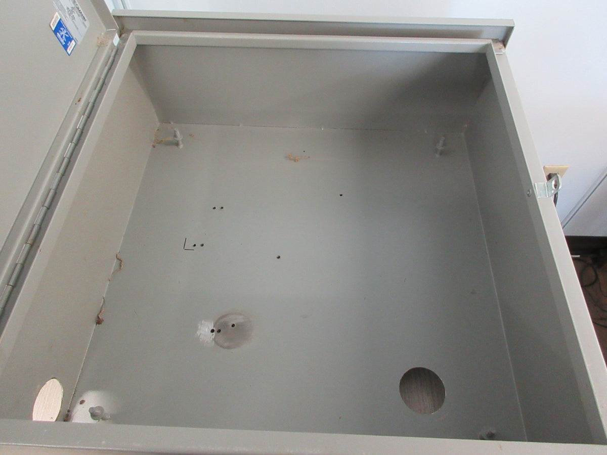 Hubbell Wiegmann 3R Enclosure RHC242408 Size: 24"x24"x8" Used