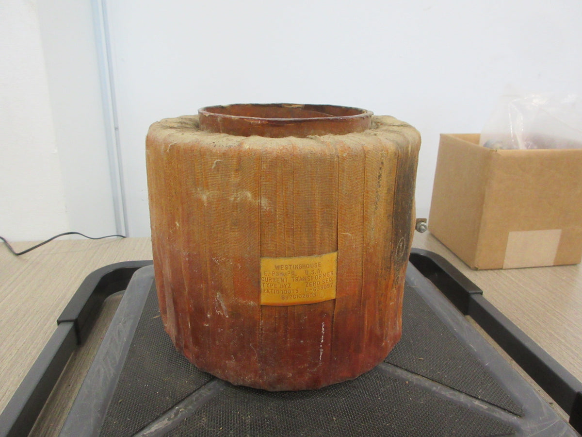 Westinghouse Type BYZ Current Transformer 592C102G03 Ratio 100:5A Used