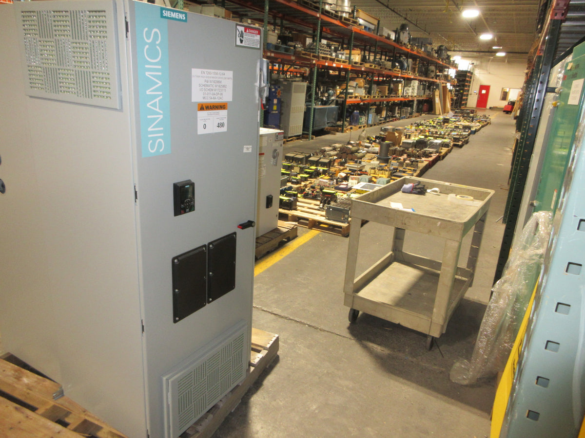 Siemens Sinamics G120E AC Drive 6SL3710-1BJ24-5AU0 G94+D02+D14+L08+M12+X30 Used