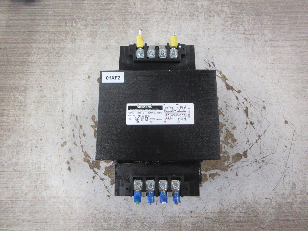 Siemens Control Transformer MT0750M 750VA Pri: 240/480V Sec: 120/240V Used