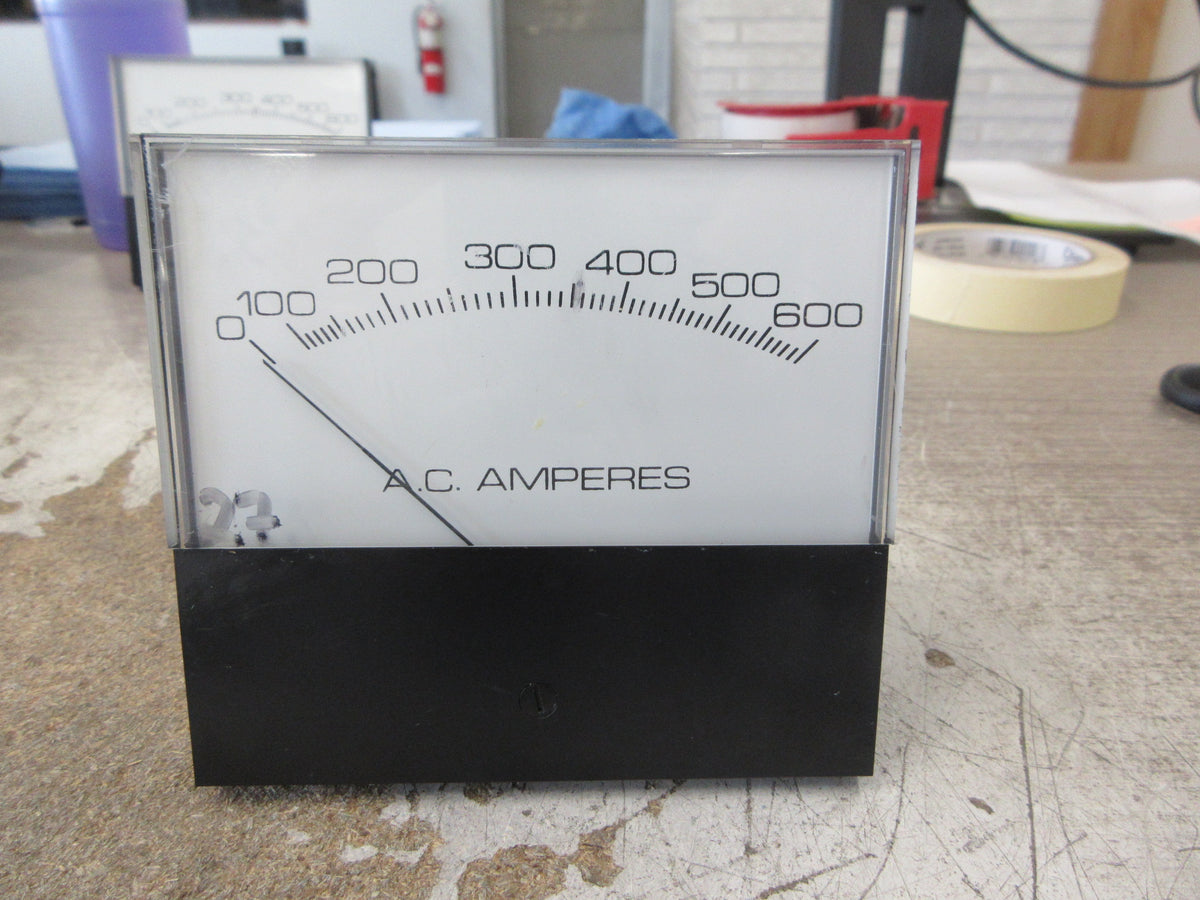 Crompton AC Ammeter 217 02AA LSSJ Range: 0-600A Used