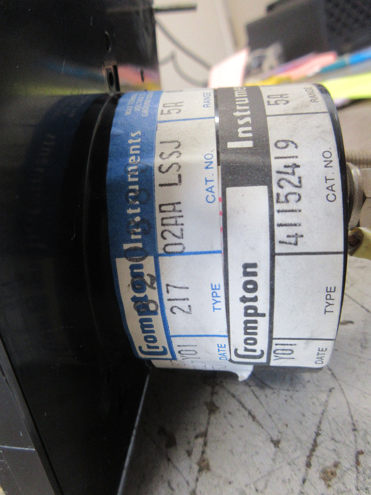 Crompton AC Ammeter 217 02AA LSSJ Range: 0-600A Used
