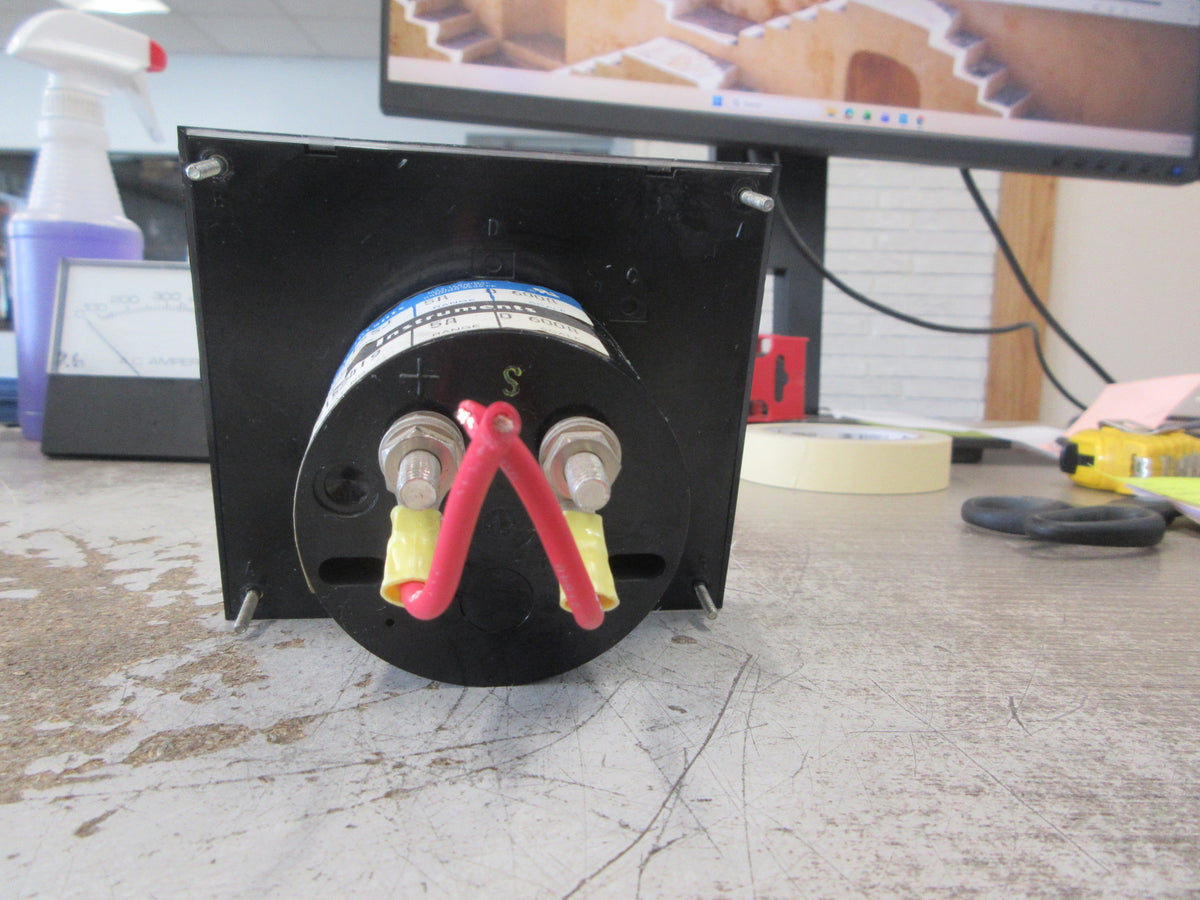 Crompton AC Ammeter 217 02AA LSSJ Range: 0-600A Used