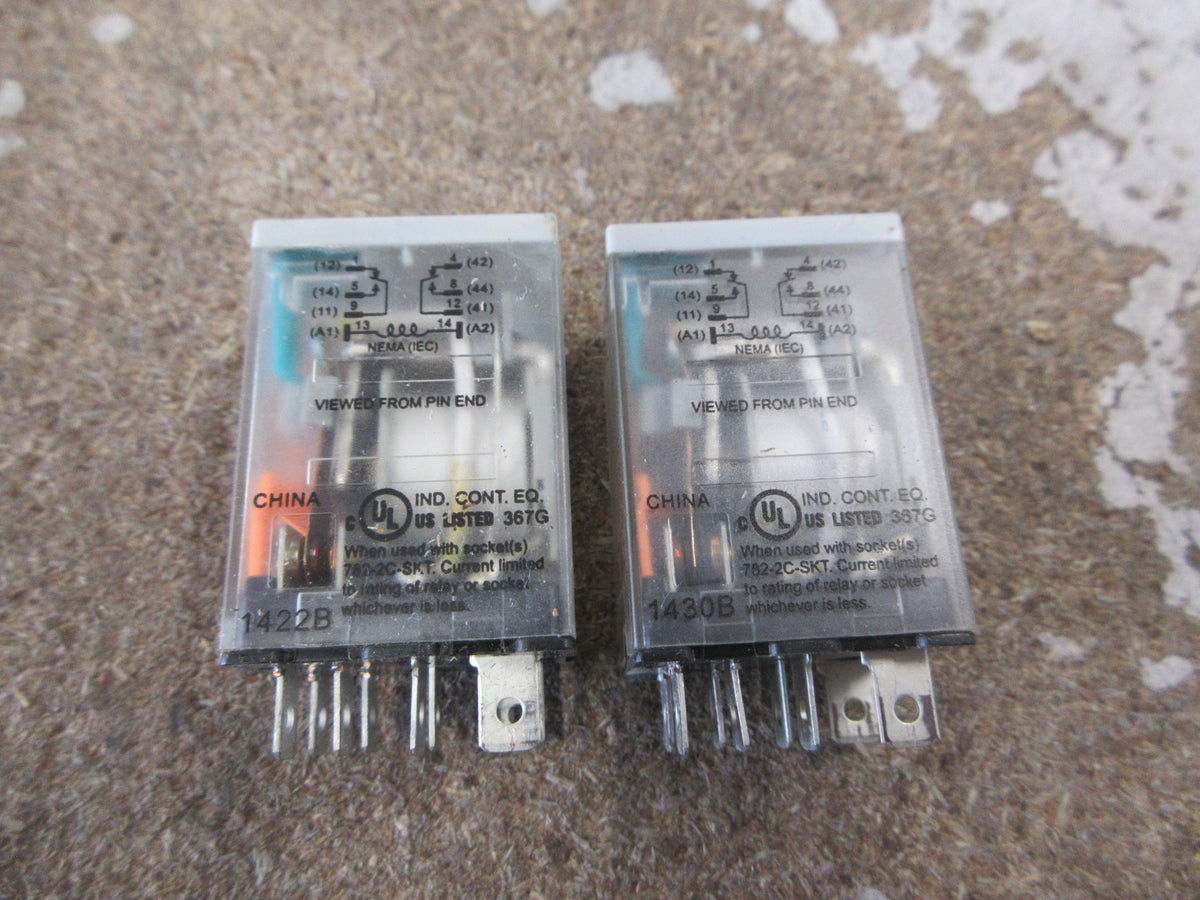 Automation Direct Relay 782-2C-24D 24VDC Coil *Lot of 2* Used
