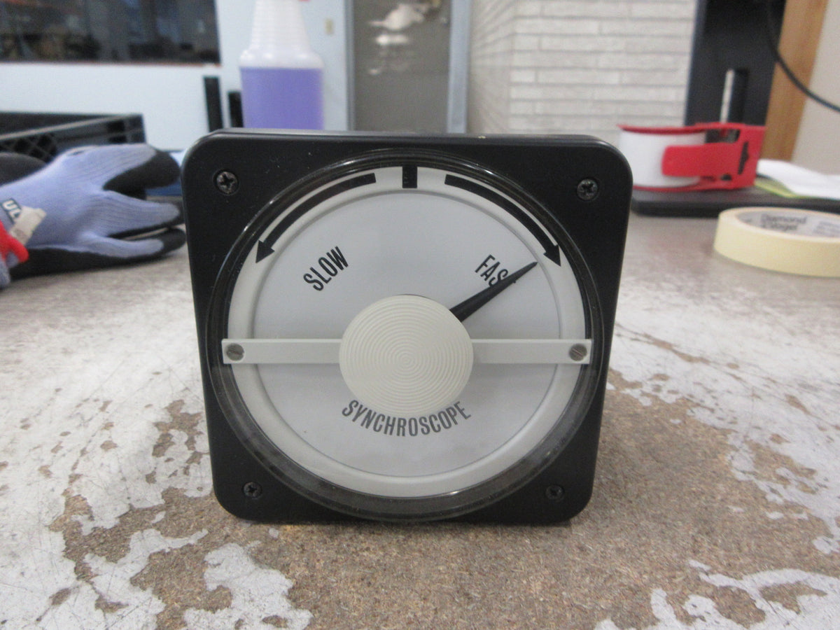 Crompton Synchroscope 077-146A-PRAE-C8-SN 120VAC 60Hz Used
