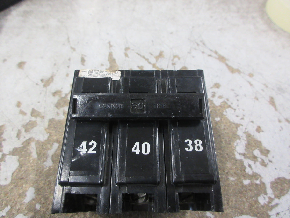 Challenger Bolt-On Circuit Breaker CBB3060H 60A 240V 3P Used