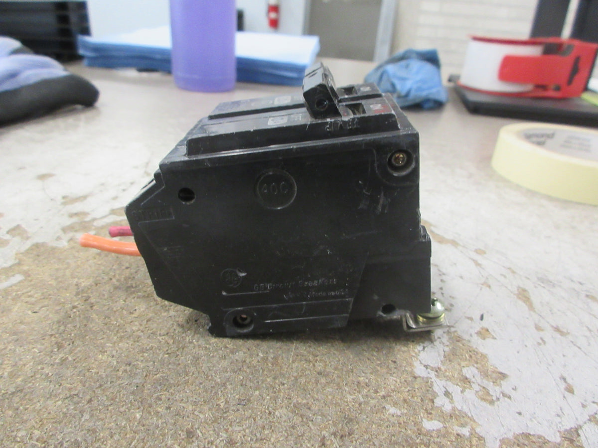GE Bolt-On Circuit Breaker THHQB2130 30A 120/240V 2P 22K AIC Used