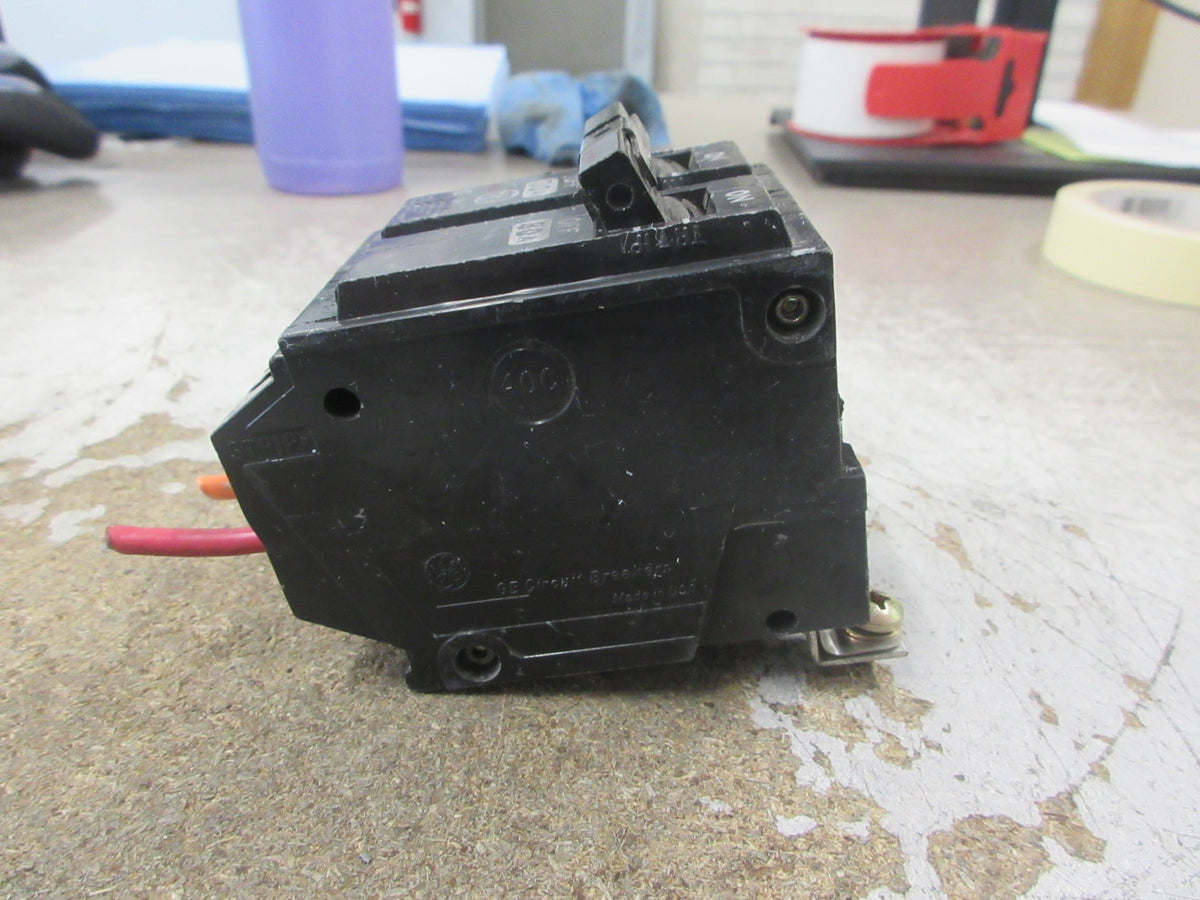 GE Bolt-On Circuit Breaker THHQB2130 30A 120/240V 2P 22K AIC Used