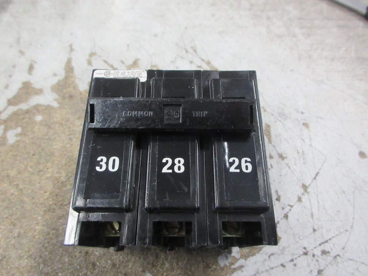 Challenger Bolt-On Circuit Breaker CBB3020H 20A 240V 3P Used