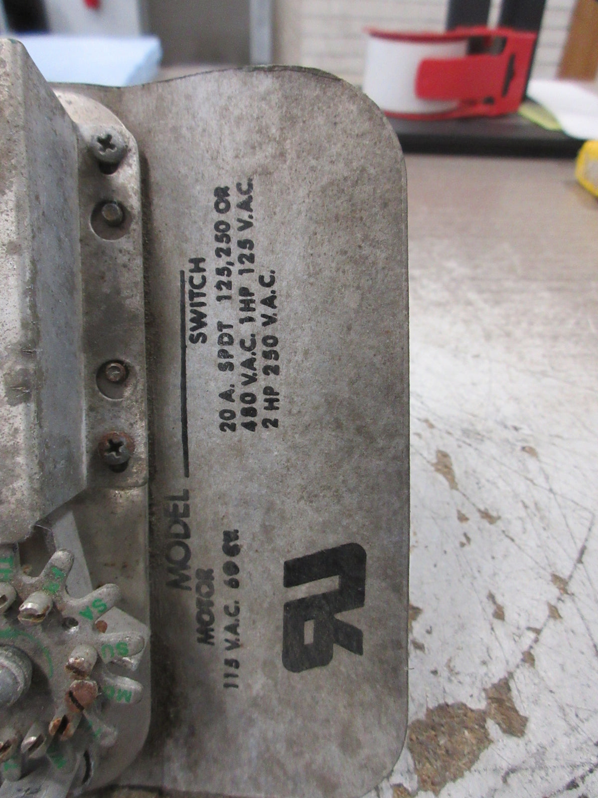 Midland Ross Cyclemaster Timer 620 7821 115V 60Hz Used