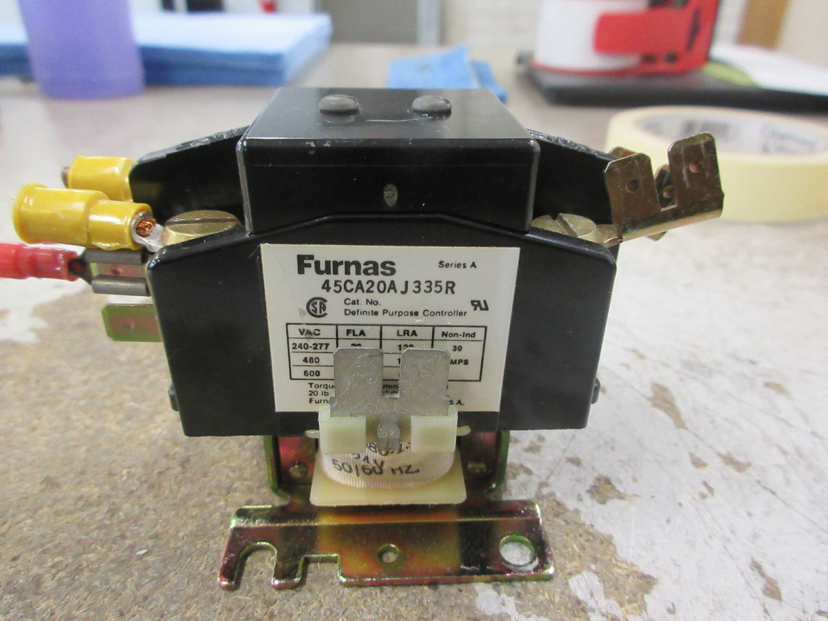 Furnas Definite Purpose Contactor 45CA20AJ335R Ser. A 24V Coil 20A 600V Used
