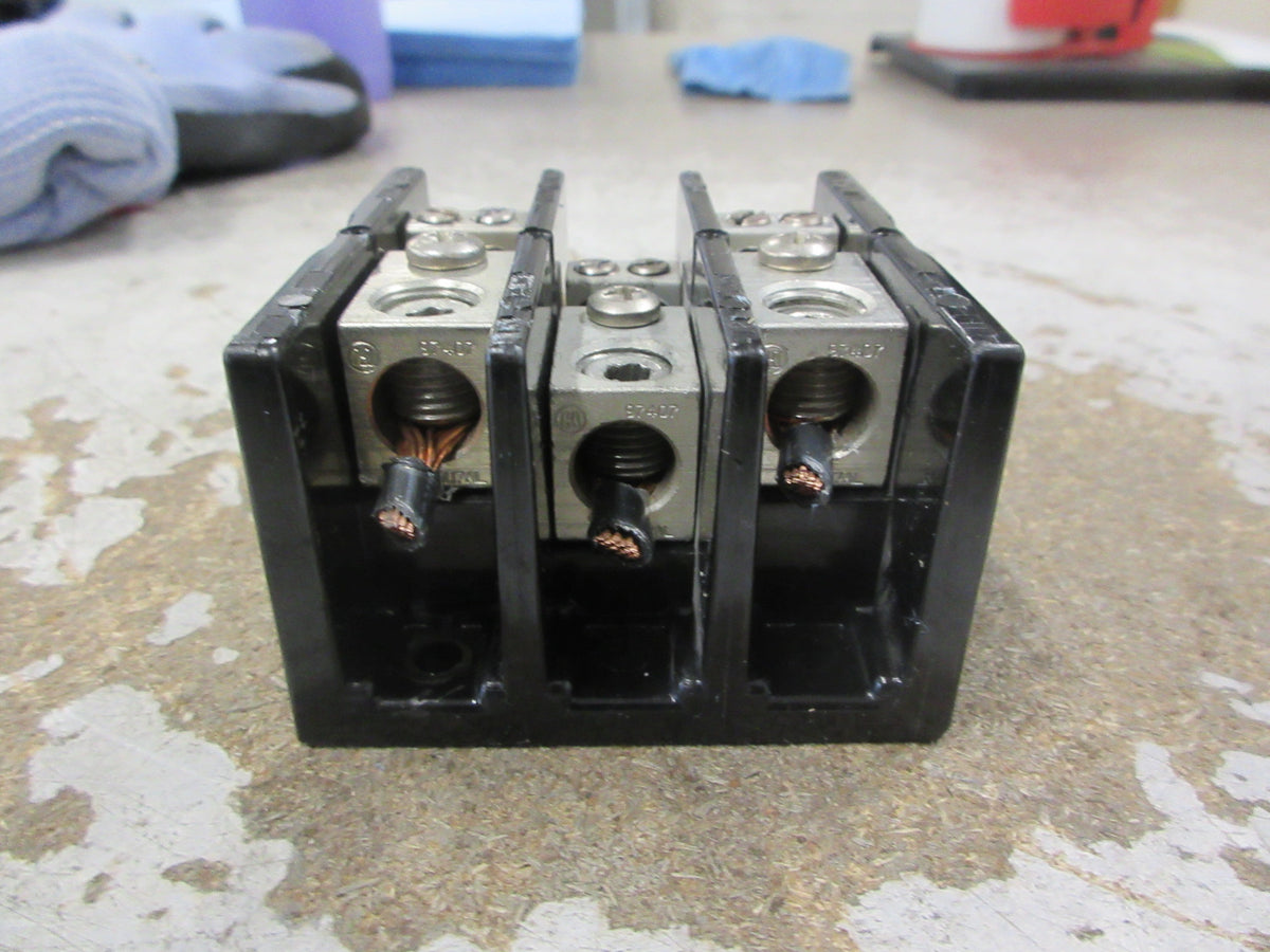 Marathon Power Distribution Block 1423570 175A 600V 3P Line: 2/0-14 Used