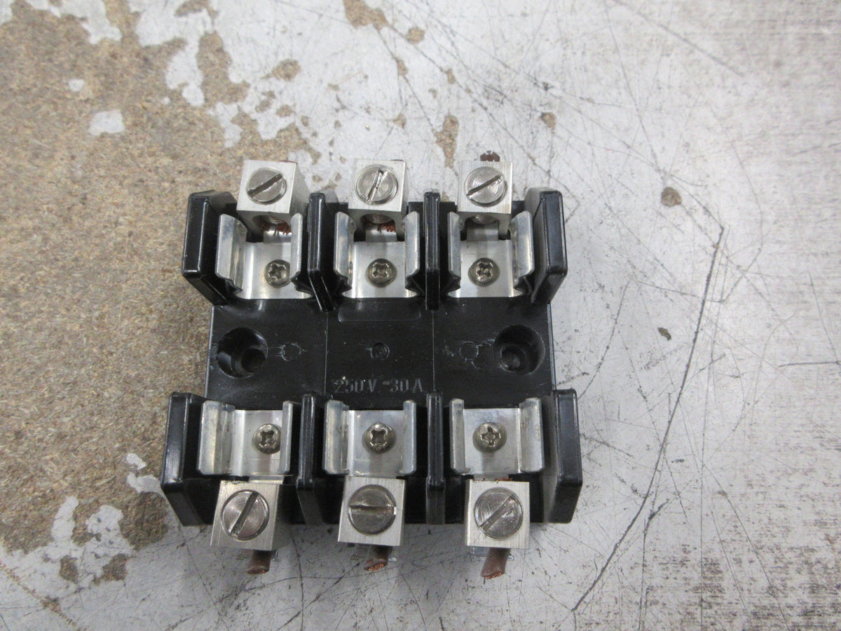 Marathon Fuseholder RF30A3B 30A 250V 3P Used